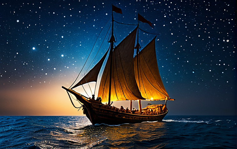 **

"Ancient Omani dhow sailing on the Indian Ocean, starry night, traditional navigation tools visible, dramatic lighting, historical painting style, safe for work, appropriate content, fully clothed, professional, natural proportions, perfect anatomy."

**
